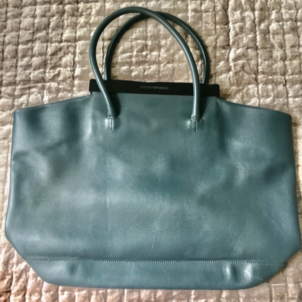 Emporio Armani Calf Leather Bag
